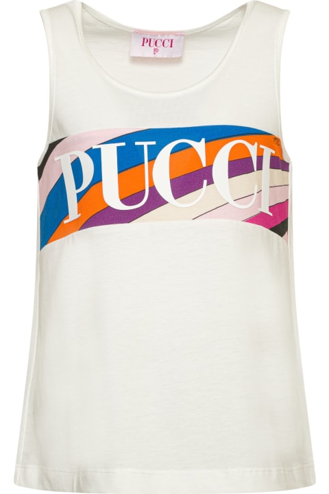 Pucci for Kids Pucci Canotta Con Logo