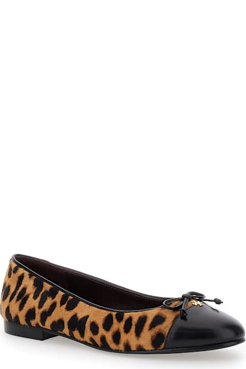 أدوات منزلية Tory Burch Brown And Black Flats
