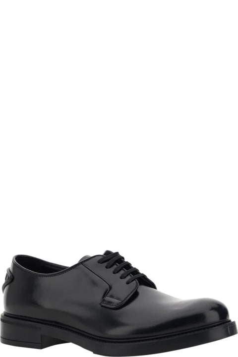 Prada Laced Shoes for Women Prada Lace-up Leather Derbies