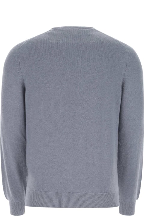 Fedeli for Men Fedeli Powder Blue Cashmere Sweater