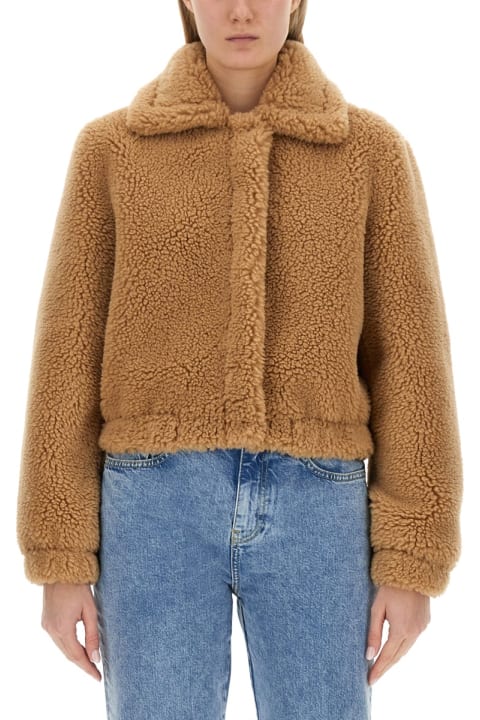 أدوات منزلية M05CH1N0 Jeans Furry Effect Jacket