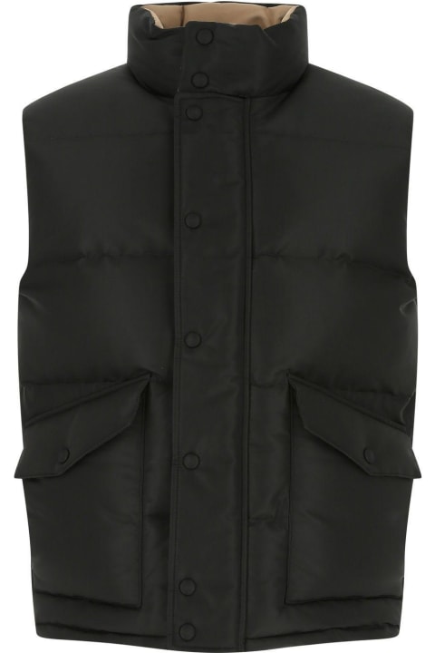 メンズ Alexander McQueenのコート＆ジャケット Alexander McQueen Black Polyester Padded Jacket