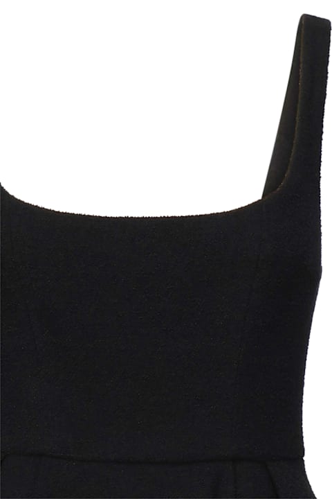 Alessandra Rich for Kids Alessandra Rich Bouclé Tweed Dress