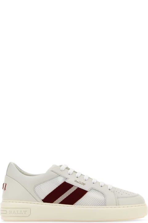 Bally Sneakers for Men Bally White Leather And Fabric Melys Sneakers