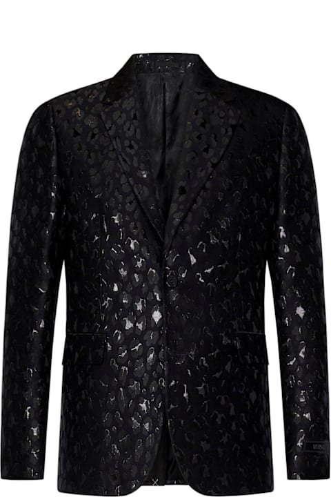 Versace Clothing for Men Versace Pattern-printed Single-breasted Tailored Blazer