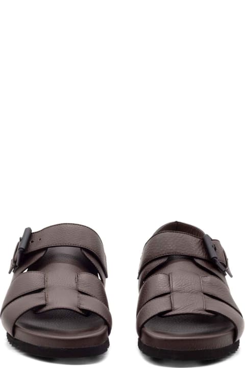 Men's Brown Leather Sandal
