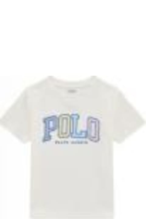 Polo Ralph Lauren T-Shirts & Polo Shirts for Boys Polo Ralph Lauren Cotton T-shirt With Logo