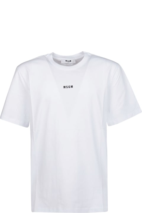 Fashion for Men MSGM Logo Print T-shirt
