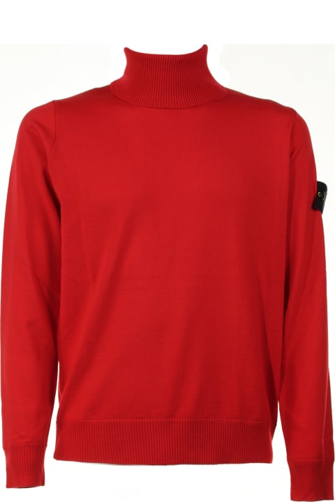 Stone Island for Men Stone Island Wool Turtleneck