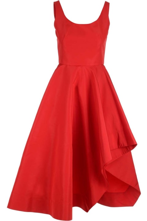 Fashion for Women Alexander McQueen Red Midi Dress