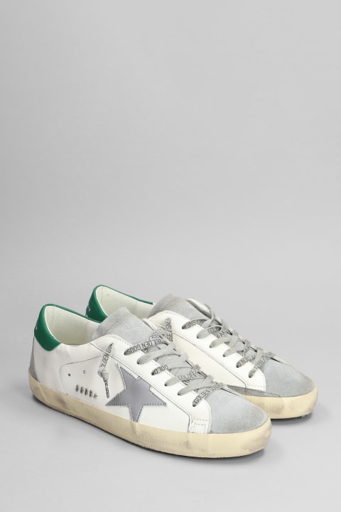 Golden Goose Sneakers for Men Golden Goose Superstar Sneakers In White Suede And Leather