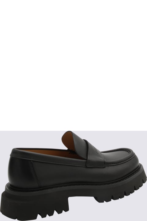 Ferragamo Loafers & Boat Shoes for Men Ferragamo Black Leather Loafers