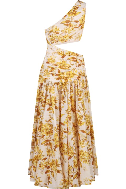 Zimmermann Dresses for Women Zimmermann Golden Asymmetric Dress