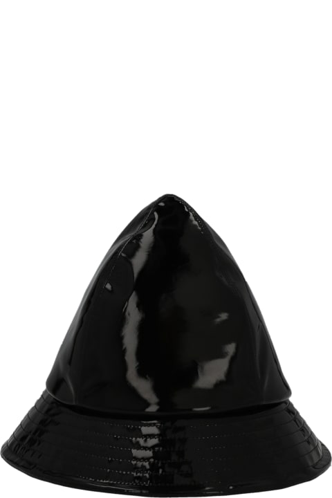 メンズ Raf Simonsの帽子 Raf Simons Patent Bucket Hat