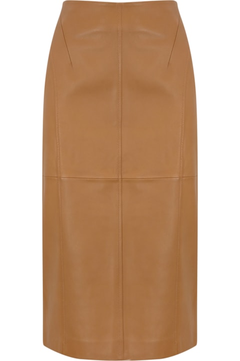 Max Mara Studio Skirts for Women Max Mara Studio Cloro Leather Skirt