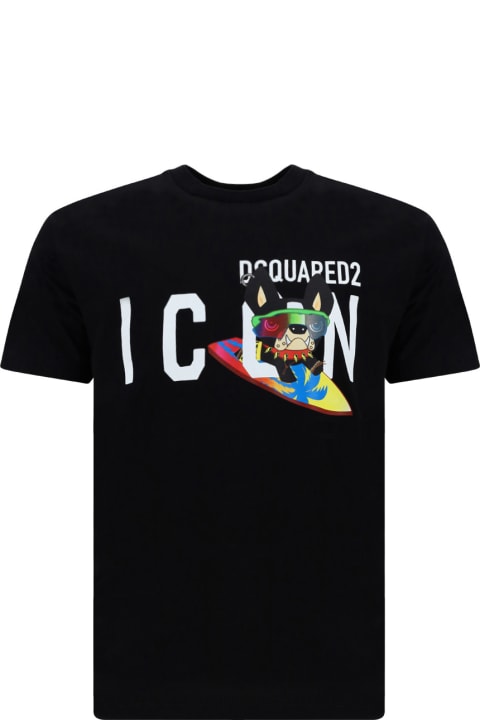 Dsquared2 for Men Dsquared2 Icon Printed Cotton T-shirt
