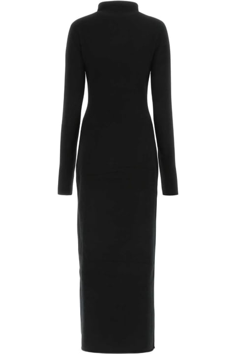 SportMax Dresses for Women SportMax Black Cashmere Stretch Blend Oriana Dress