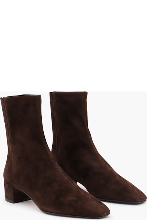 Aquazzura for Kids Aquazzura Brown Suede Boots
