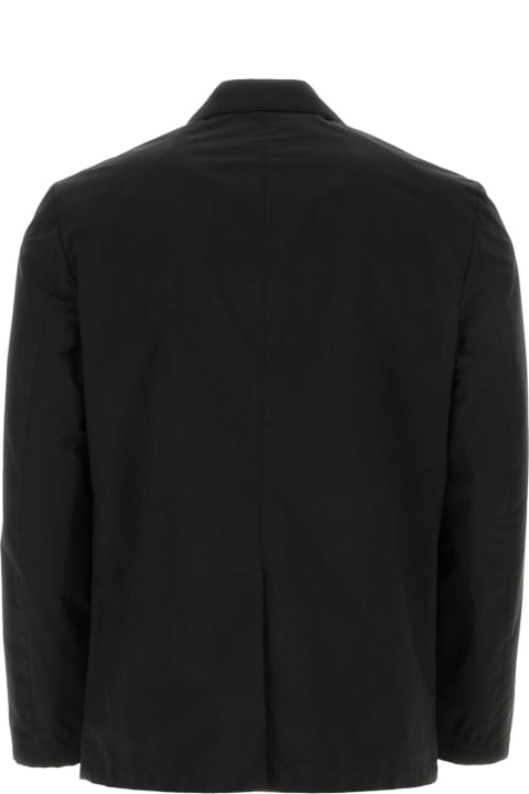 Clothing for Men Prada Black Polyester And Nylon Blazer
