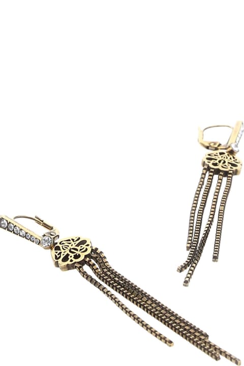 Earrings for Women Alexander McQueen Gold Metal Earrings