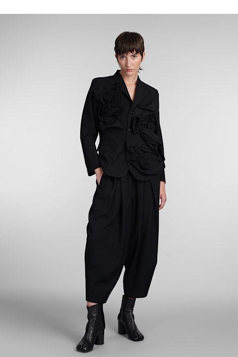 Comme des Garçons for Women Comme des Garçons Blazer In Black Wool