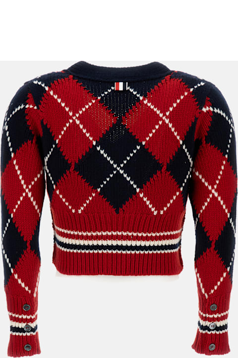 Homeware Thom Browne Argyle Jersey Cardigan