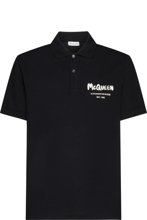 Topwear for Men Alexander McQueen Cotton Polo Shirt