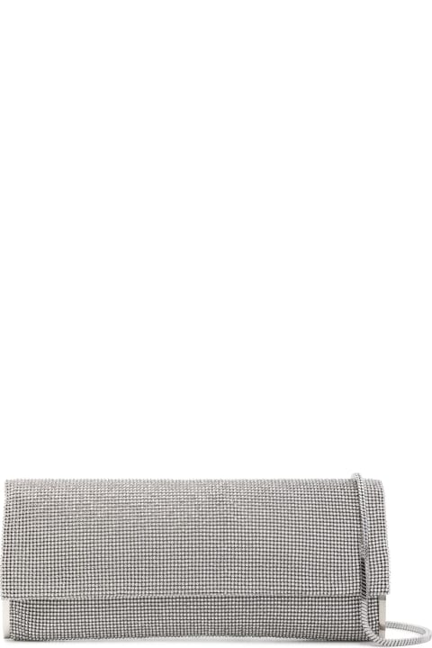 Clutches for Women Benedetta Bruzziches Kate Crystal Bag Crystal On Silver