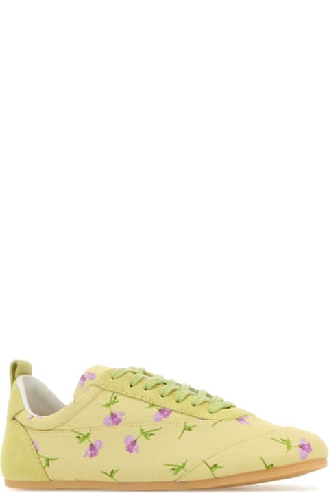 Jil Sander Printed Canvas Etage Sneakers