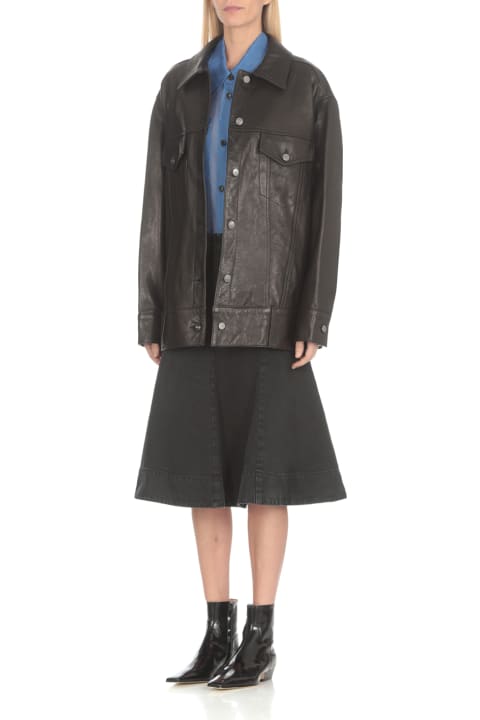 Khaite Coats & Jackets for Women Khaite Leather Jacket
