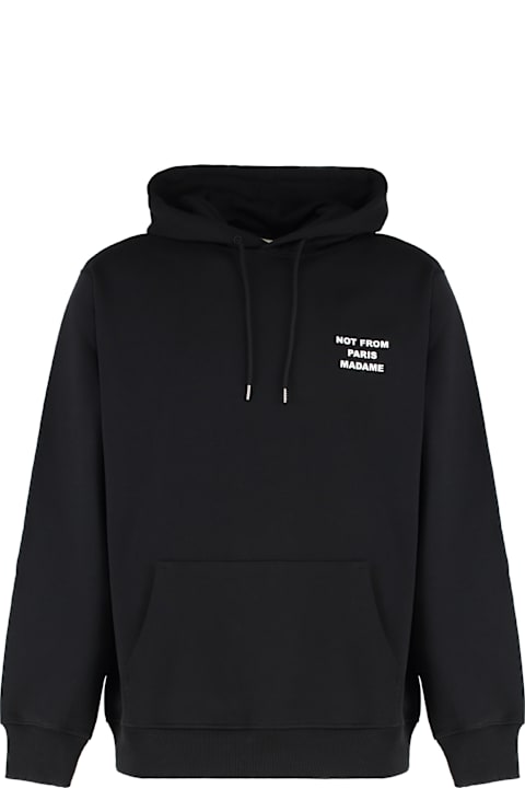 Fashion for Men Drôle de Monsieur Slogan Cotton Hoodie