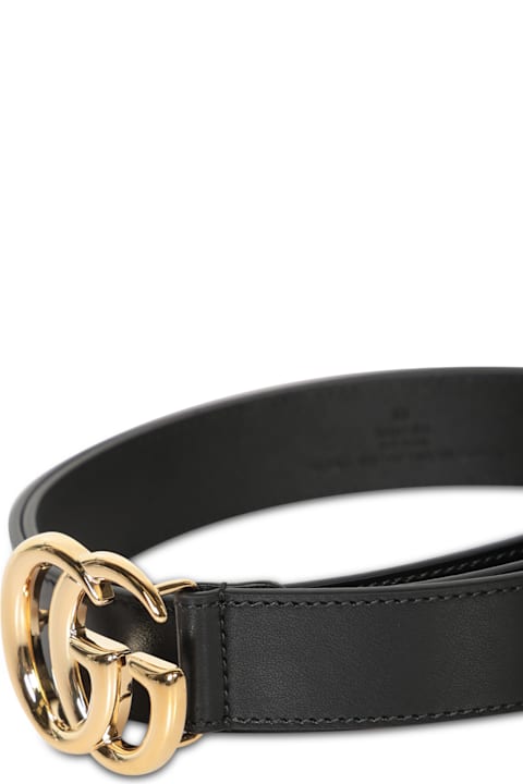 Gucci Accessories for Men Gucci Marmont Gg Belt In Black