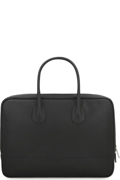 Valextra for Men Valextra My Logo Leather Briefcase