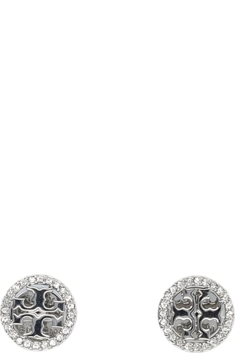 Tory Burch Earrings for Women Tory Burch Miller Pave Stud Earring