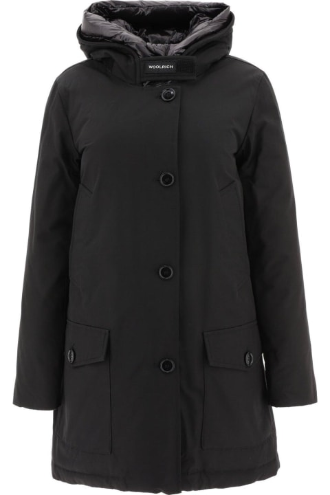 Woolrich for Women Woolrich Button-down Hooded Padded Coat