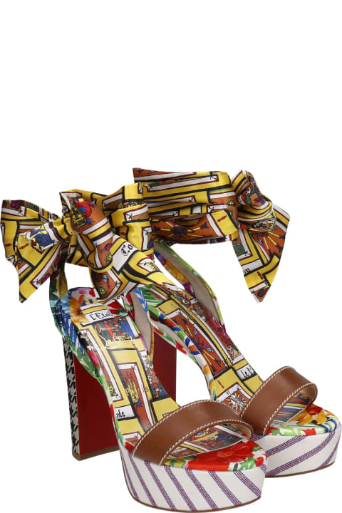Alta 130 Sandals In Multicolor Fabric