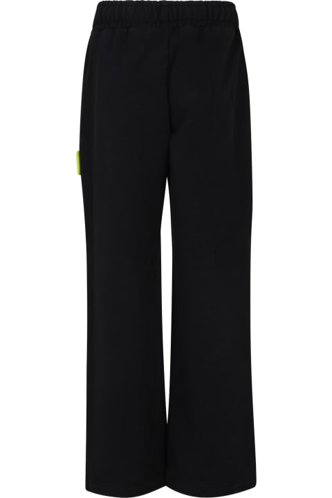 Bottoms for Boys Barrow Black Sports Trousers For Boy With Logo
