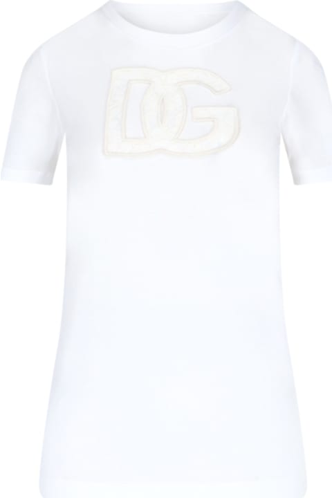 Dolce & Gabbana Clothing for Women Dolce & Gabbana "dg" Logo T-shirt