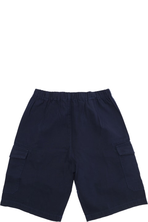 Moschino Bottoms for Boys Moschino Blue Denim Bermuda Shorts With Teddy Bear Logo Detail In Cotton Blend Boy