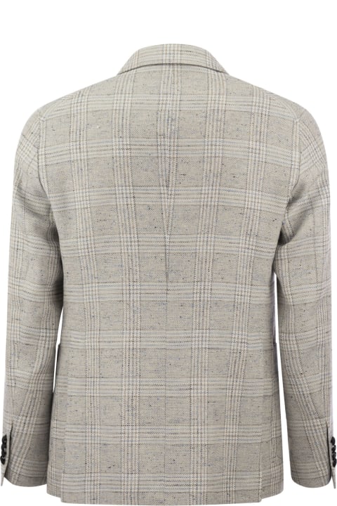 Tagliatore Suits for Men Tagliatore Jacket With Tartan Pattern