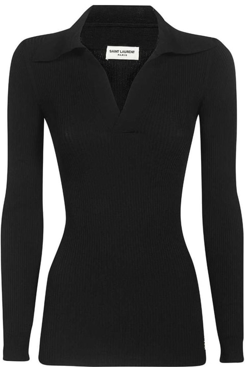 Saint Laurent Sweaters for Women Saint Laurent Ribbed Pullover
