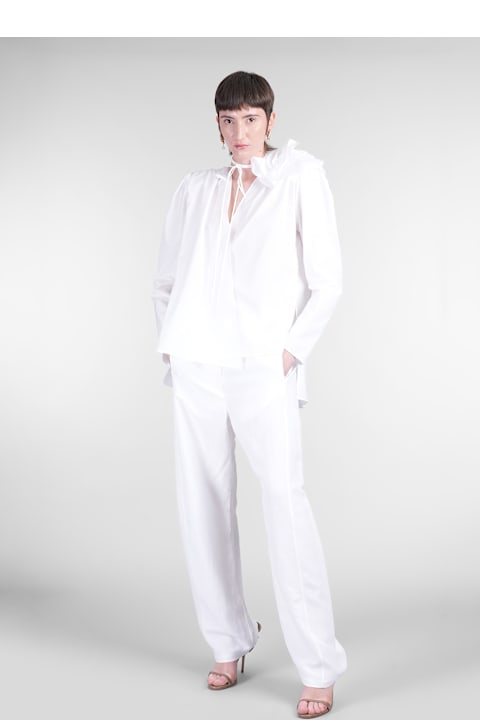 Magda Butrym for Women Magda Butrym Blouse 04 Blouse In White Cotton