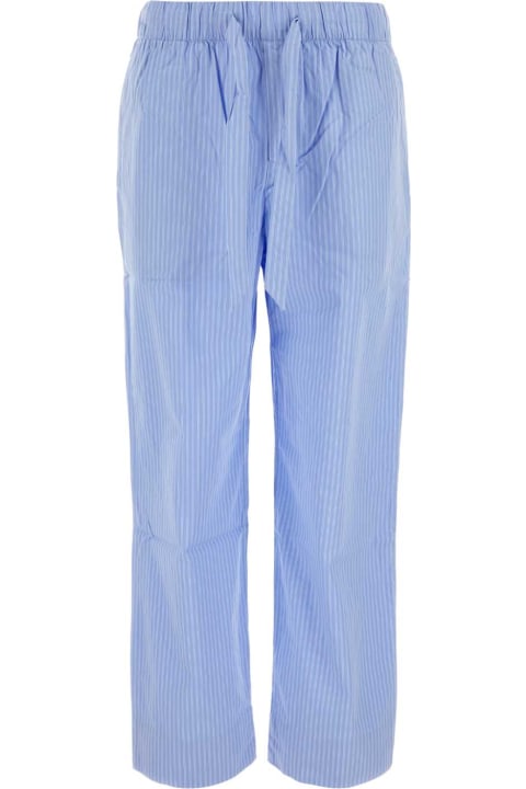 Tekla Pants for Men Tekla Embroidered Cotton Pyjama Pant