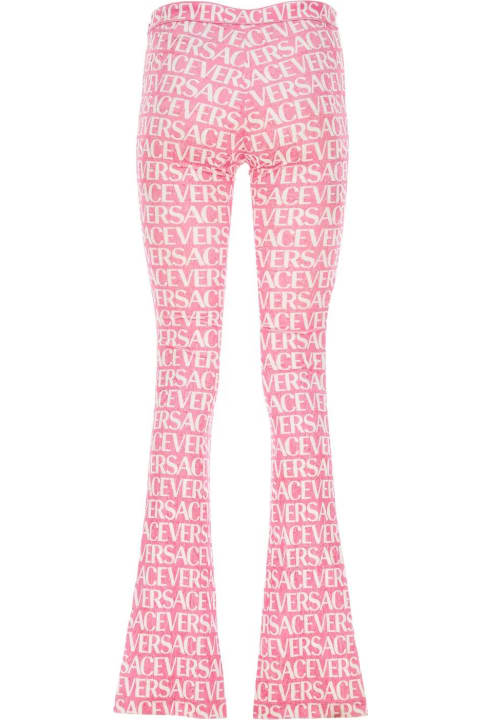 Pants & Shorts for Women Versace Printed Velvet Pant