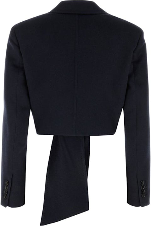 Max Mara Coats & Jackets for Women Max Mara Sash Detailed Straight Hem Cropped Jacket