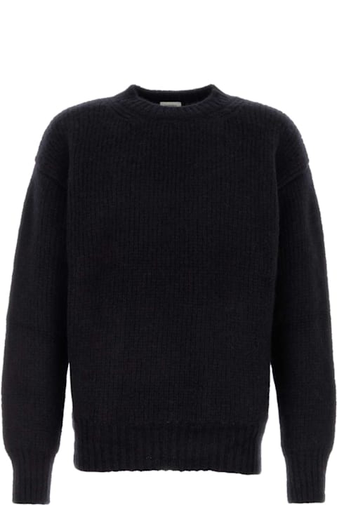 Homeware Saint Laurent Midnight Blue Alpaca Blend Sweater