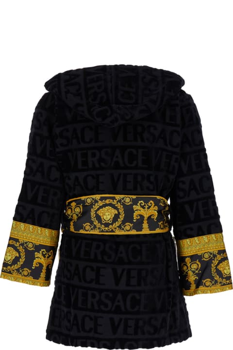 Versace for Women Versace Short Bathrobe With Hood I Heart Baroque
