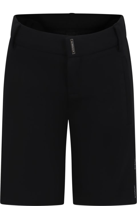 Givenchy Sale for Kids Givenchy Black Shorts For Boy With Logo