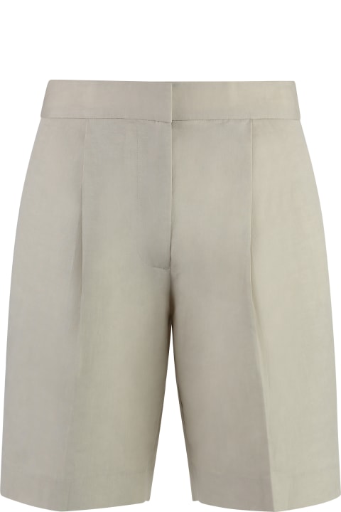 Calvin Klein Pants & Shorts for Women Calvin Klein Cotton And Linen Bermuda-shorts