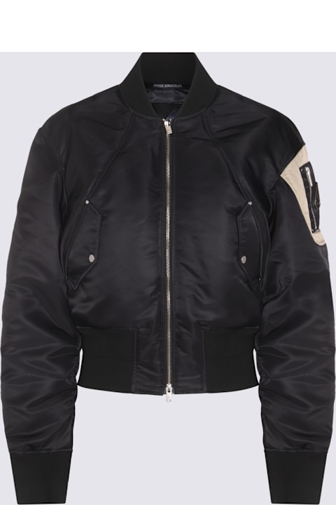 Moose Knuckles Clothing for Women Moose Knuckles Black Nylon Casual Jacket